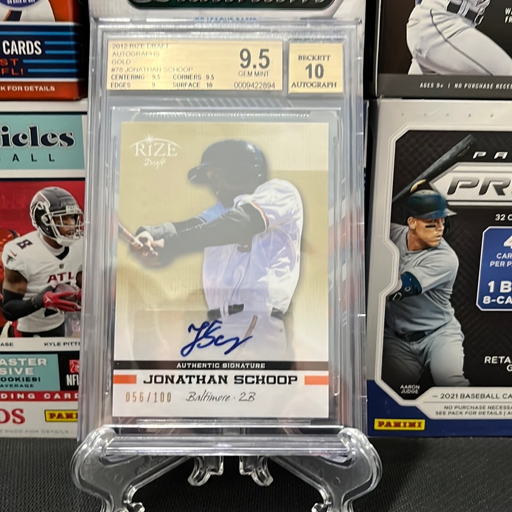 JONATHAN SCHOOP 2012 Rize Rookie Autograph GOLD Auto RC